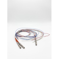 Resistenze tubolari con termocoppia incorporata